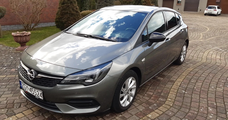 Opel Astra cena 55900 przebieg: 67500, rok produkcji 2020 z Gryfice małe 79